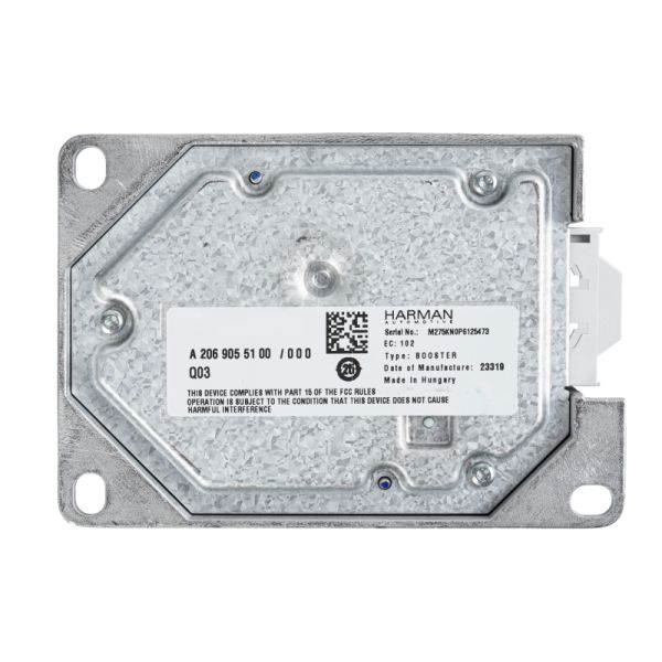 Hi-Fi-Verstärker Mercedes CLA 118, GLE 167, A-Class 177, C-Class 206, CLE 236, EQB 243, GLB 247, GLC 254, EQE 294 295, EQS 296 297